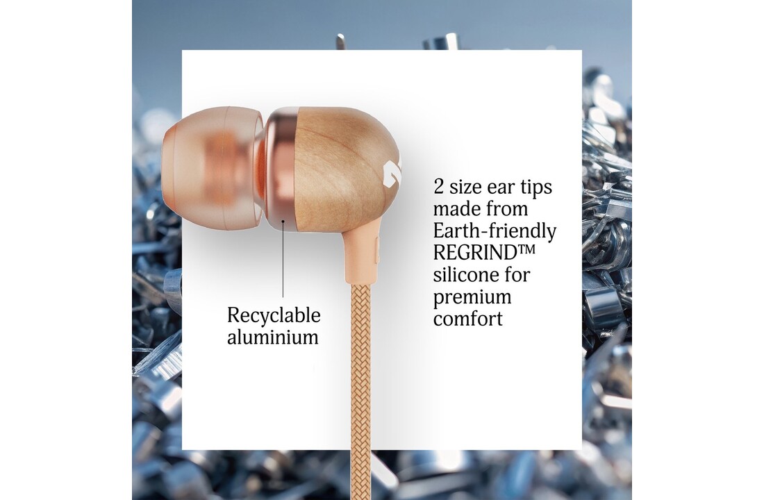 House of Marley Smile Jamaica USB-C Copper - Oordopjes