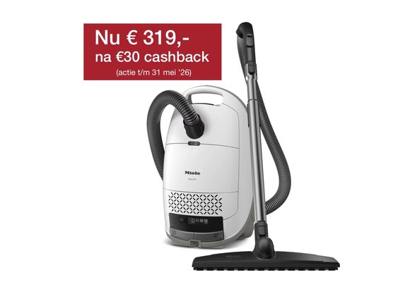 Miele Guard M1 Parquet XL Briljantwit - Stofzuiger met zak.