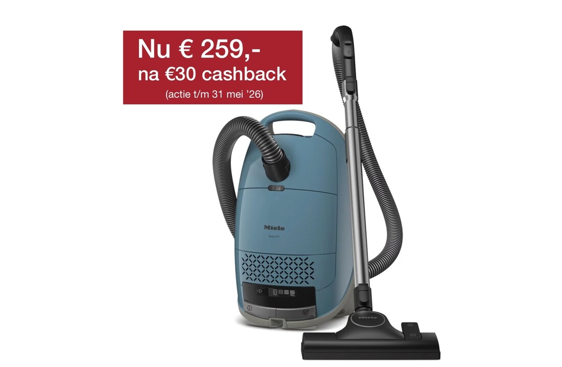 Miele Guard M1 Nordicblauw - Stofzuiger met zak.