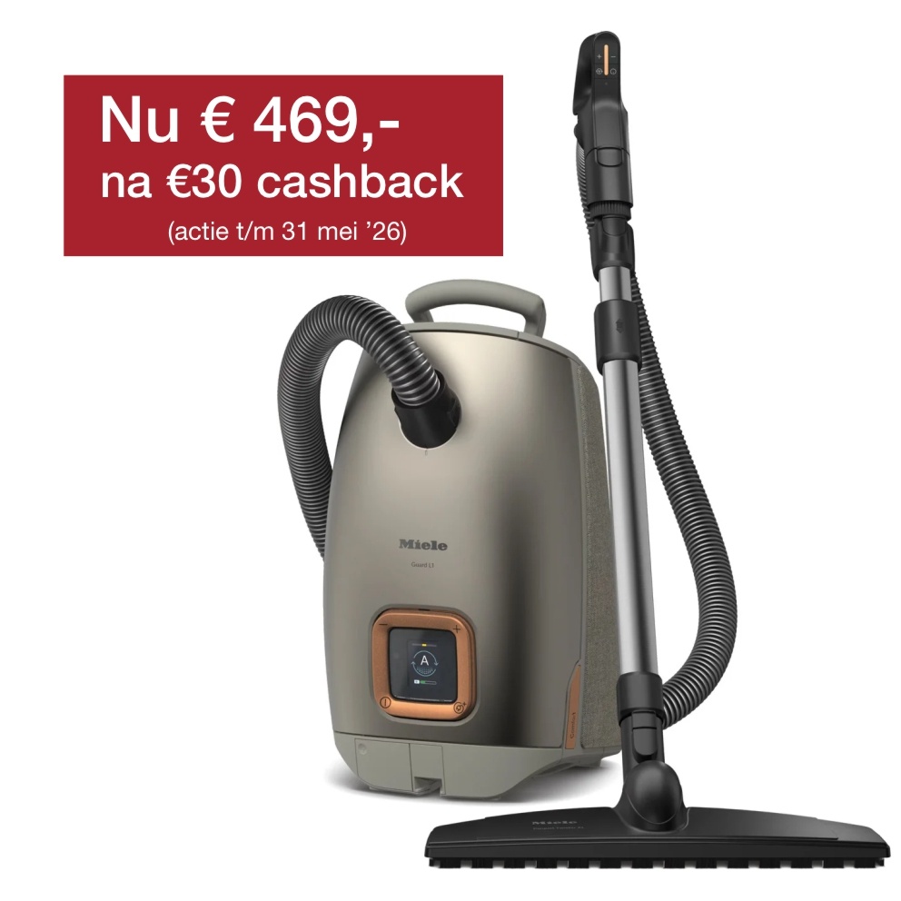Miele Guard L1 Comfort XL Titanium - Stofzuiger met zak.