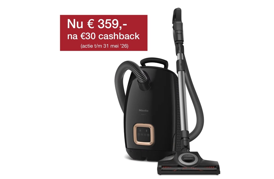 Miele Guard L1 Cat & Dog Flex Obsidiaanzwart - Stofzuiger met zak.