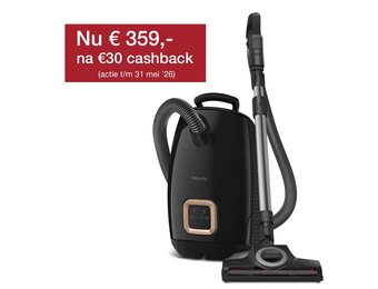 Miele Guard L1 Cat & Dog Flex Obsidiaanzwart - Stofzuiger met zak.