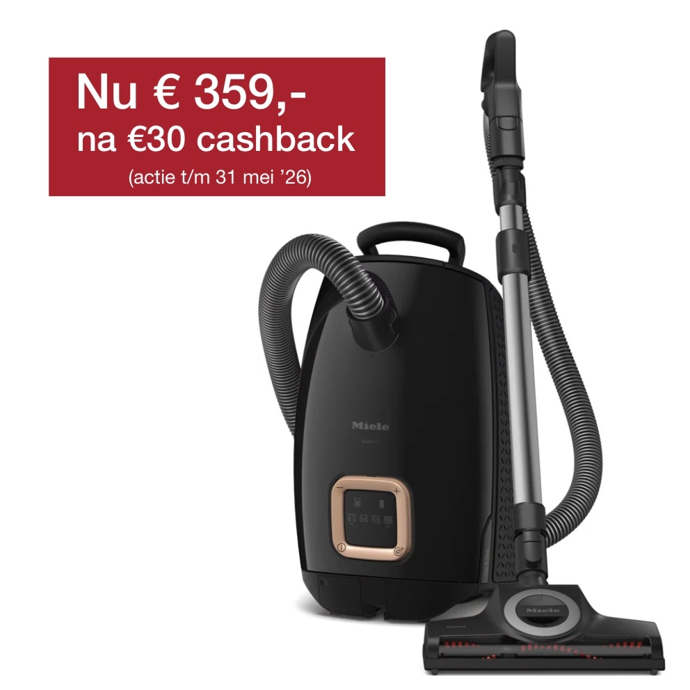 Miele Guard L1 Cat & Dog Flex Obsidiaanzwart - Stofzuiger met zak.