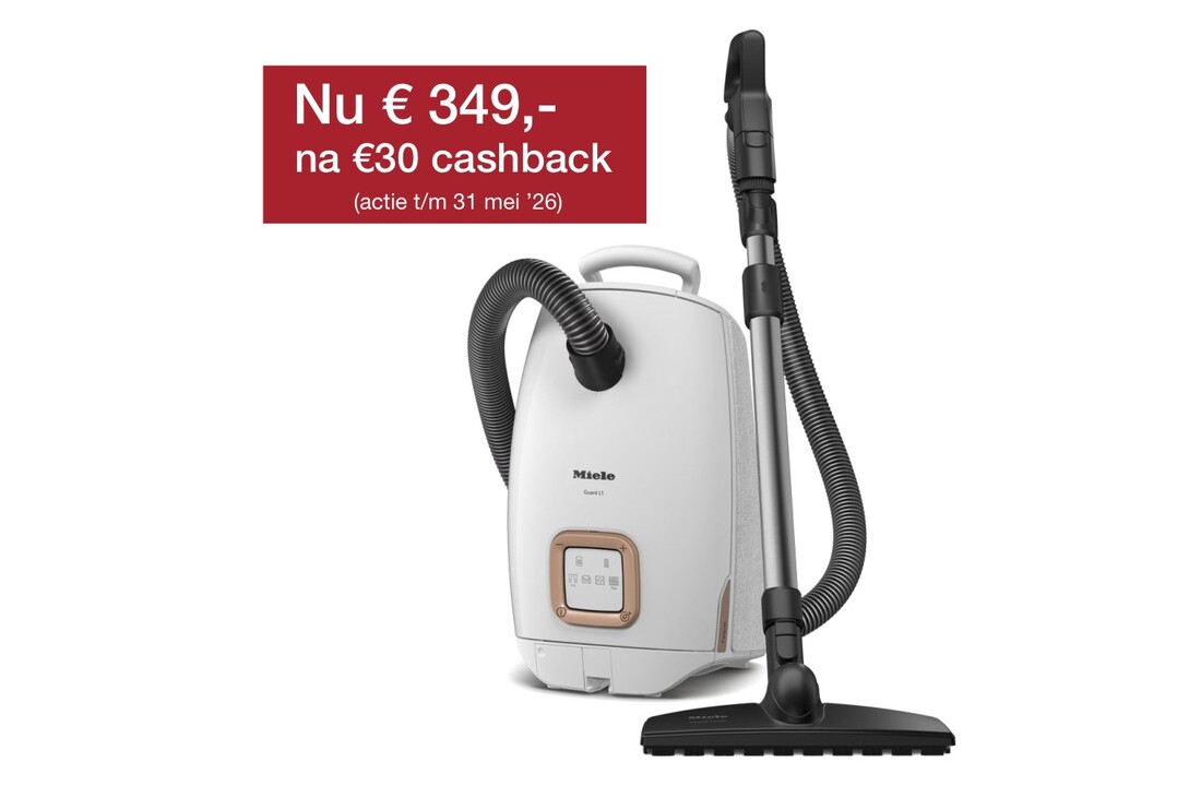 Miele Guard L1 Parquet Briljantwit - Stofzuiger met zak