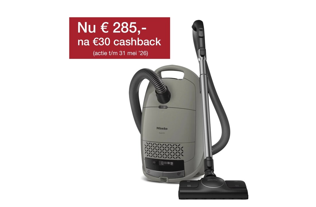 Miele Guard M1 Silence Casagrijs - Stofzuiger met zak.