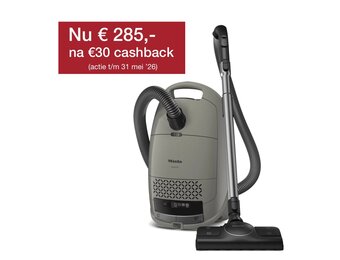 Miele Guard M1 Silence Casagrijs - Stofzuiger met zak.