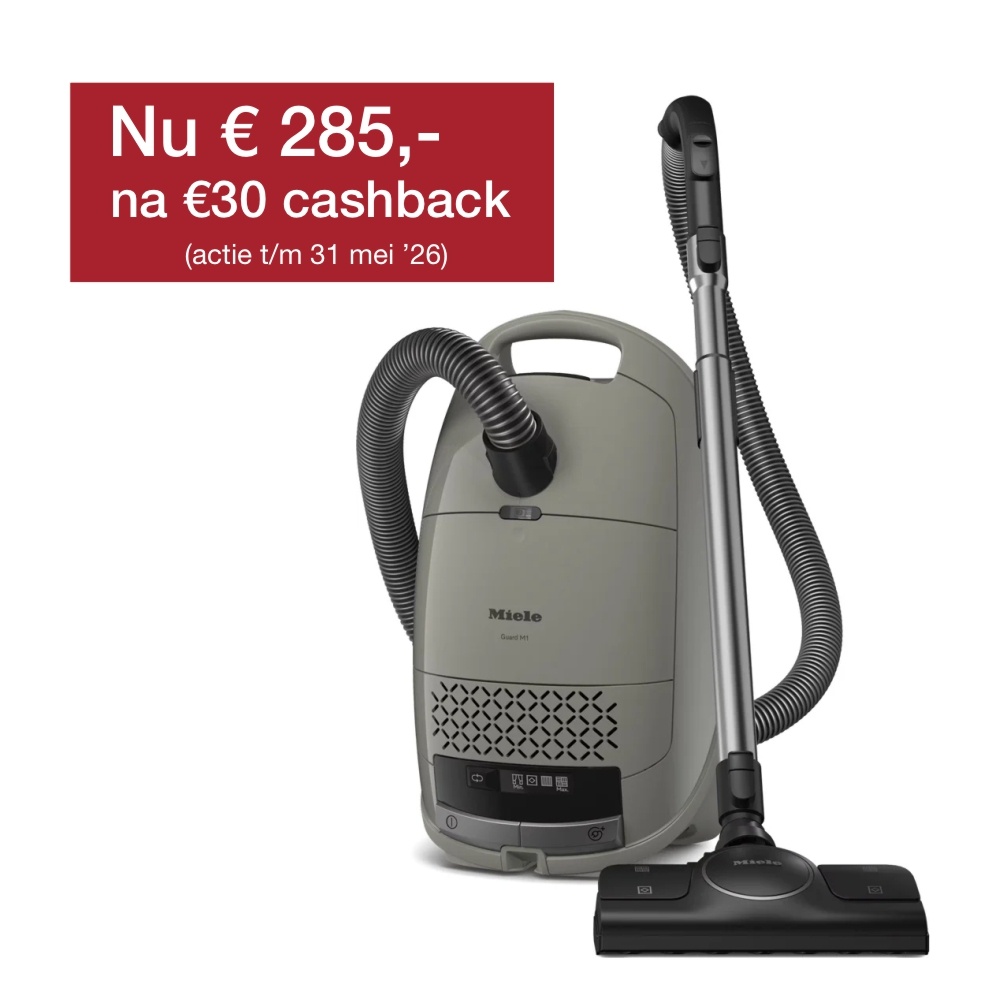 Miele Guard M1 Silence Casagrijs - Stofzuiger met zak.