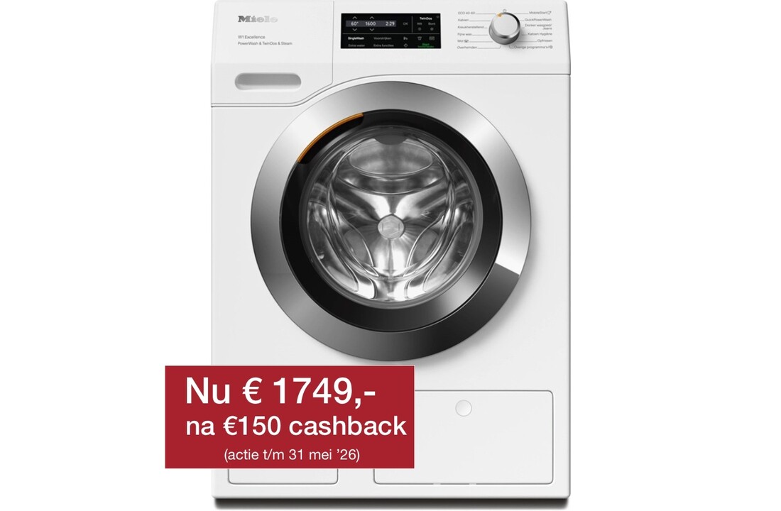 Miele WEJ 895 WPS Excellence PowerWash - Wasmachine