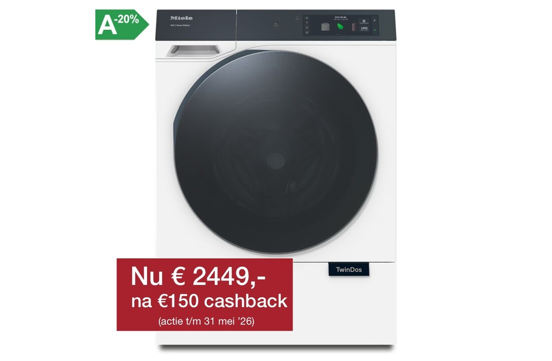 Miele WQ 1200 WPS Nova Edition Wasmachine.