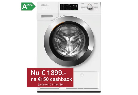 Miele WEG895 WPS PWash & TDos & Steam Wasmachine.