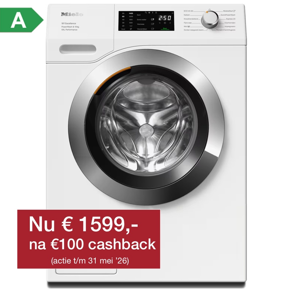Miele WEK375 WPS PWash & 10kg Wasmachine.