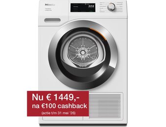 Miele TEH795WP EcoSpeed - Warmtepompdroger