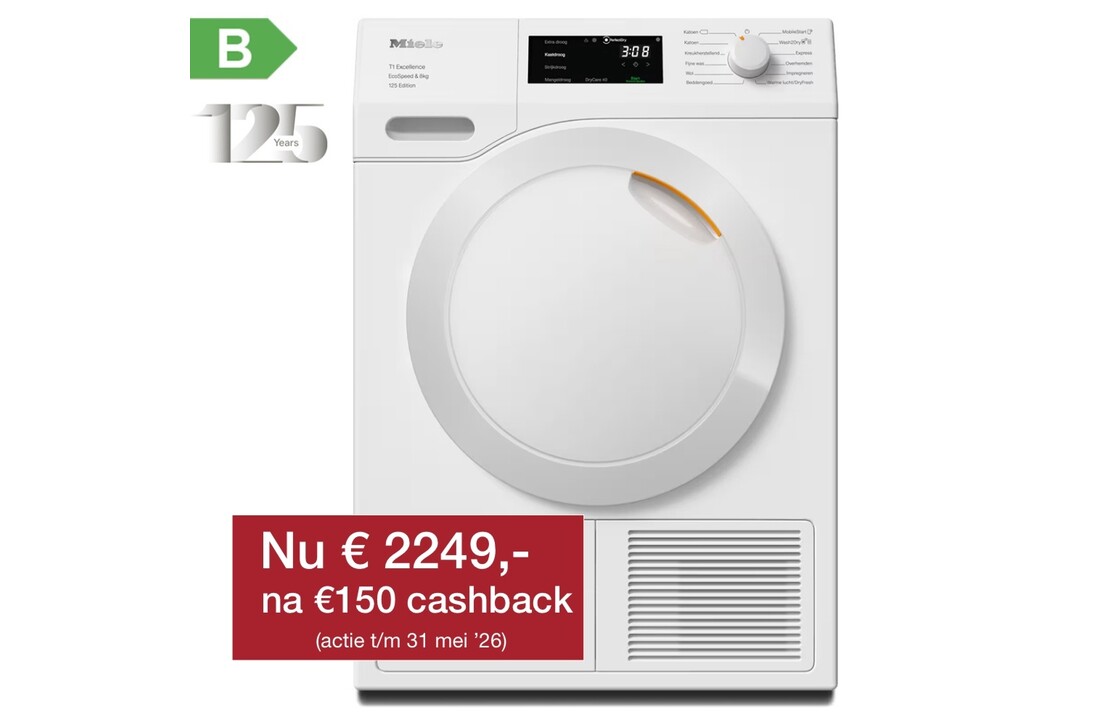Miele TQ 1000 WP Nova Edition Warmtepompdroger.