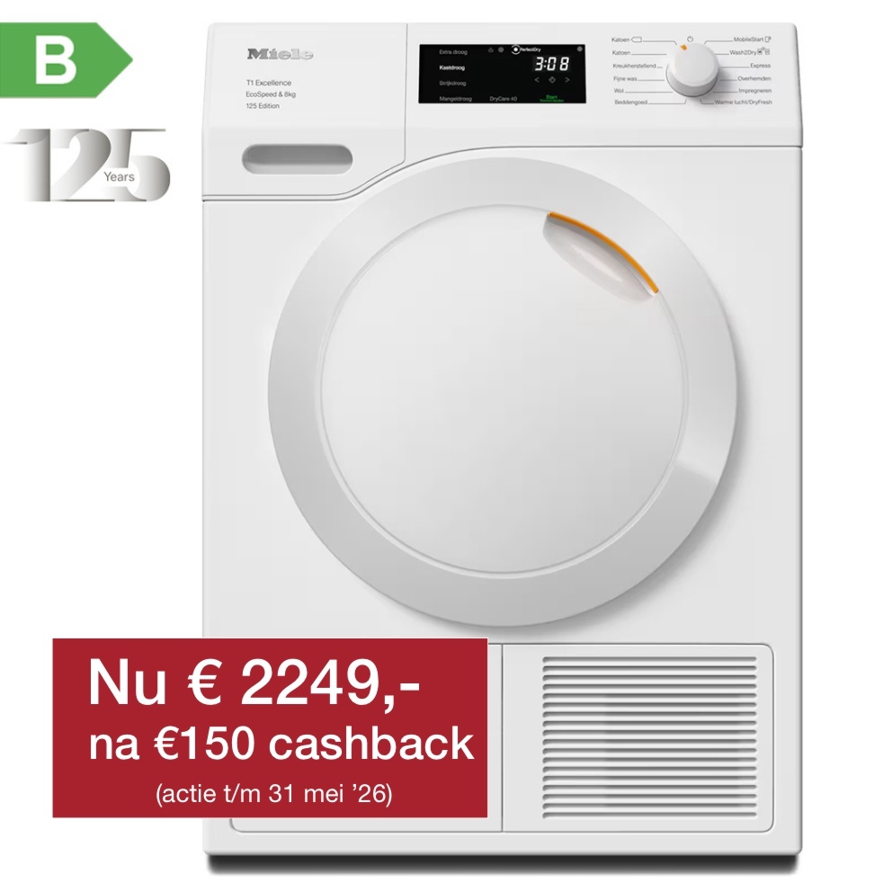Miele TQ 1000 WP Nova Edition Warmtepompdroger.