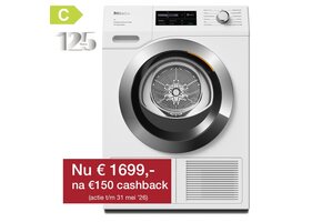 Miele TEL695WP 125 Gala Edition Lotuswit - T1 Warmtepompdroger.