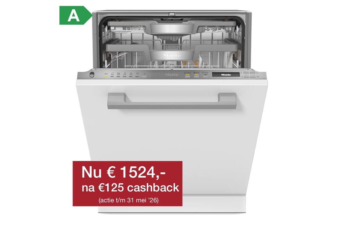 Miele G 7293 SCVi Excellence RVS - Inbouw vaatwasser.