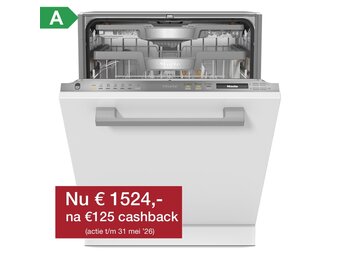 Miele G 7293 SCVi Excellence RVS - Inbouw vaatwasser.