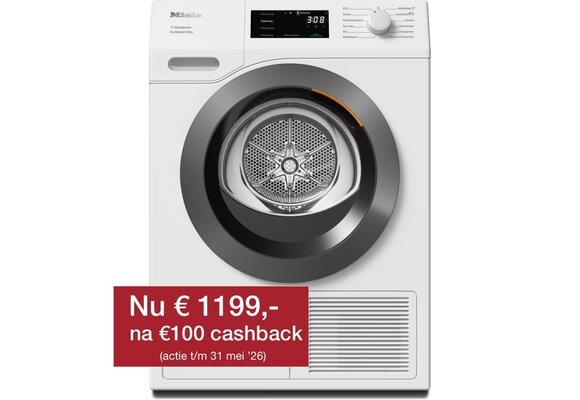 Miele TEC655WP EcoSpeed - Warmtepompdroger