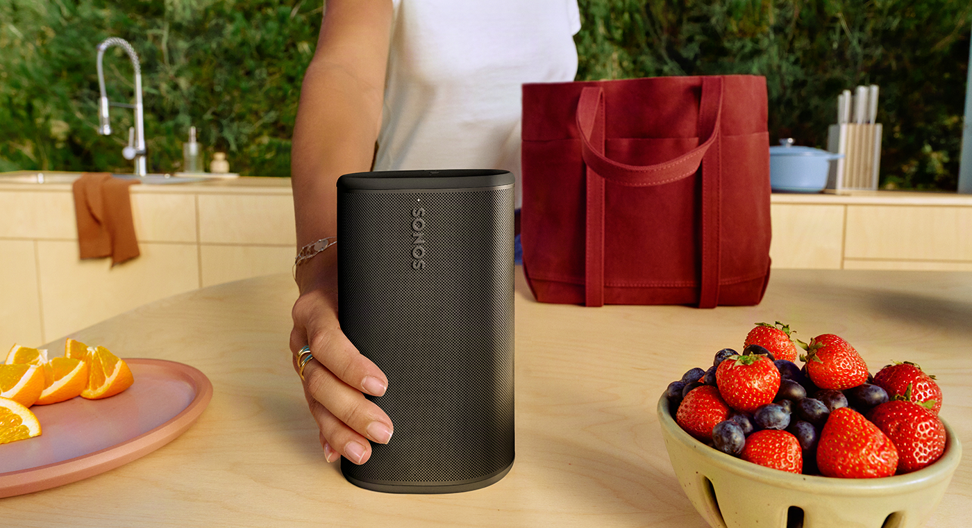 Sonos Play Zwart  - Draadloze waterdichte speaker.