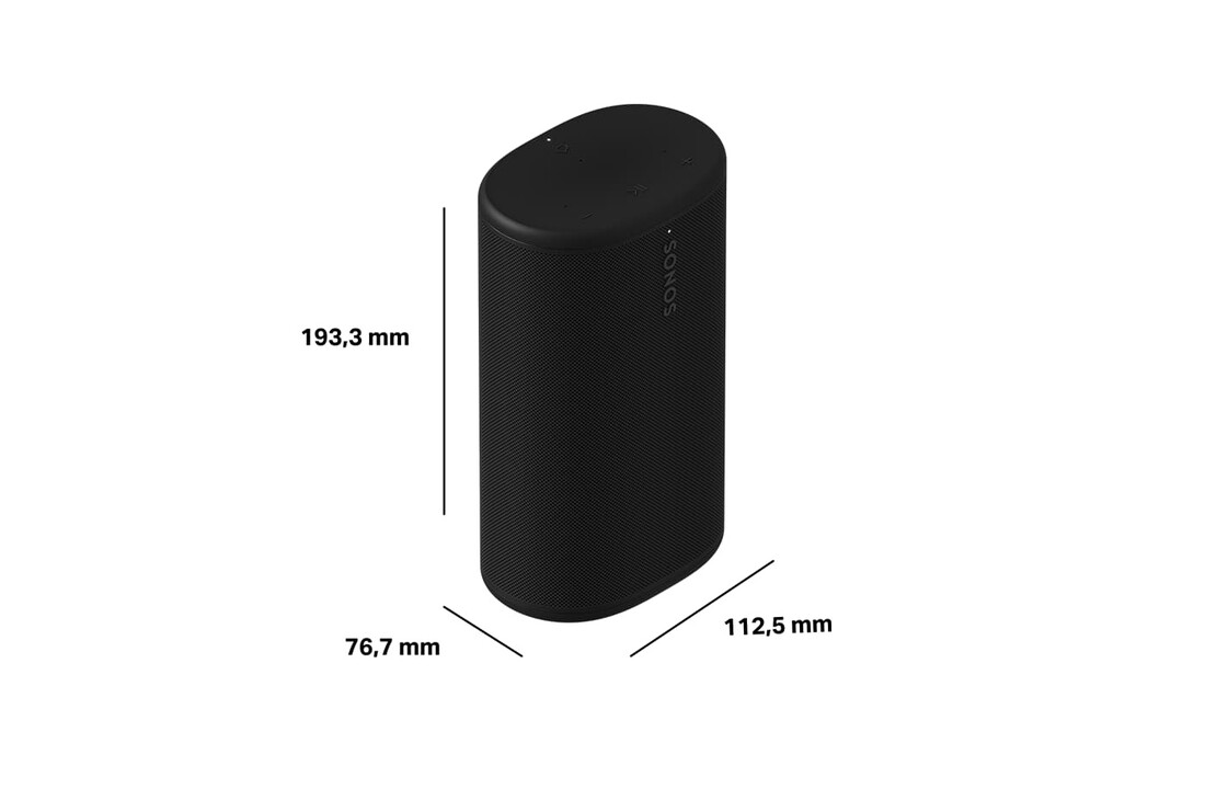 Sonos Play Zwart  - Draadloze waterdichte speaker.