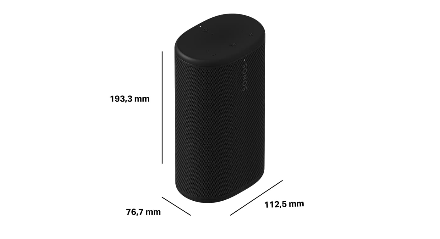 Sonos Play Zwart  - Draadloze waterdichte speaker.