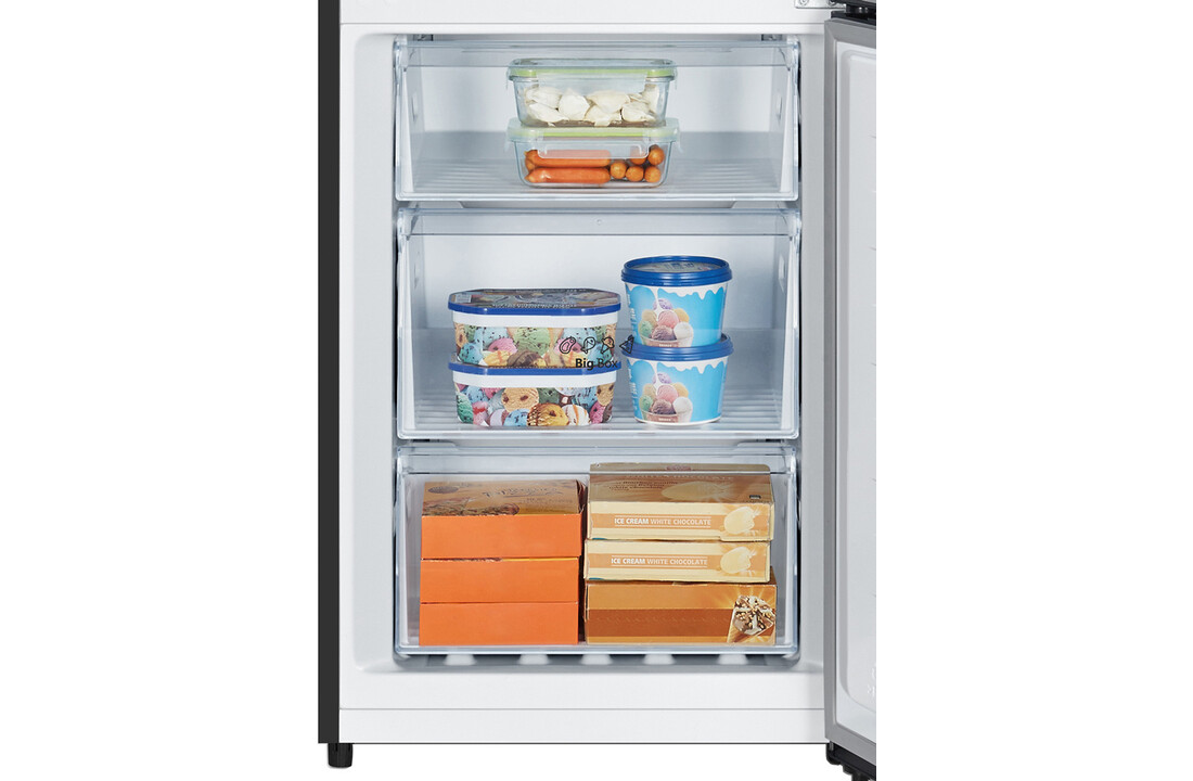 ETNA KCV385NZWA - Koel-vriescombinatie zwart.