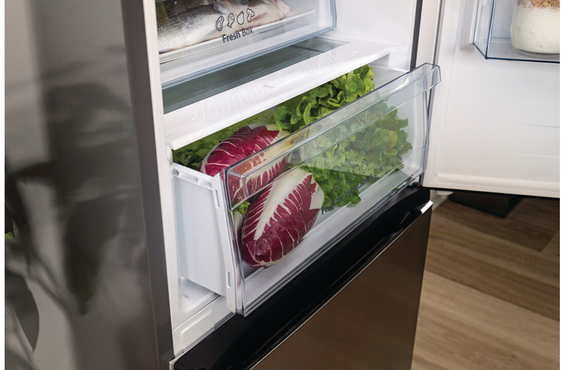 ETNA KCV385NZWA - Koel-vriescombinatie zwart.