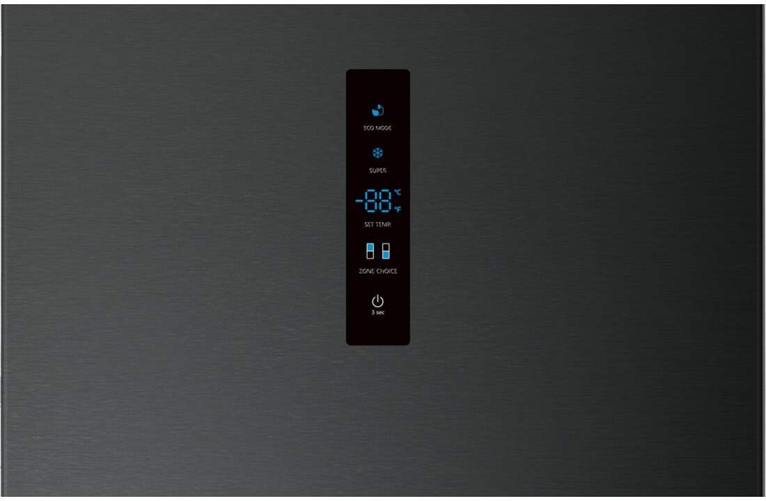 ETNA KCV385NZWA - Koel-vriescombinatie zwart.