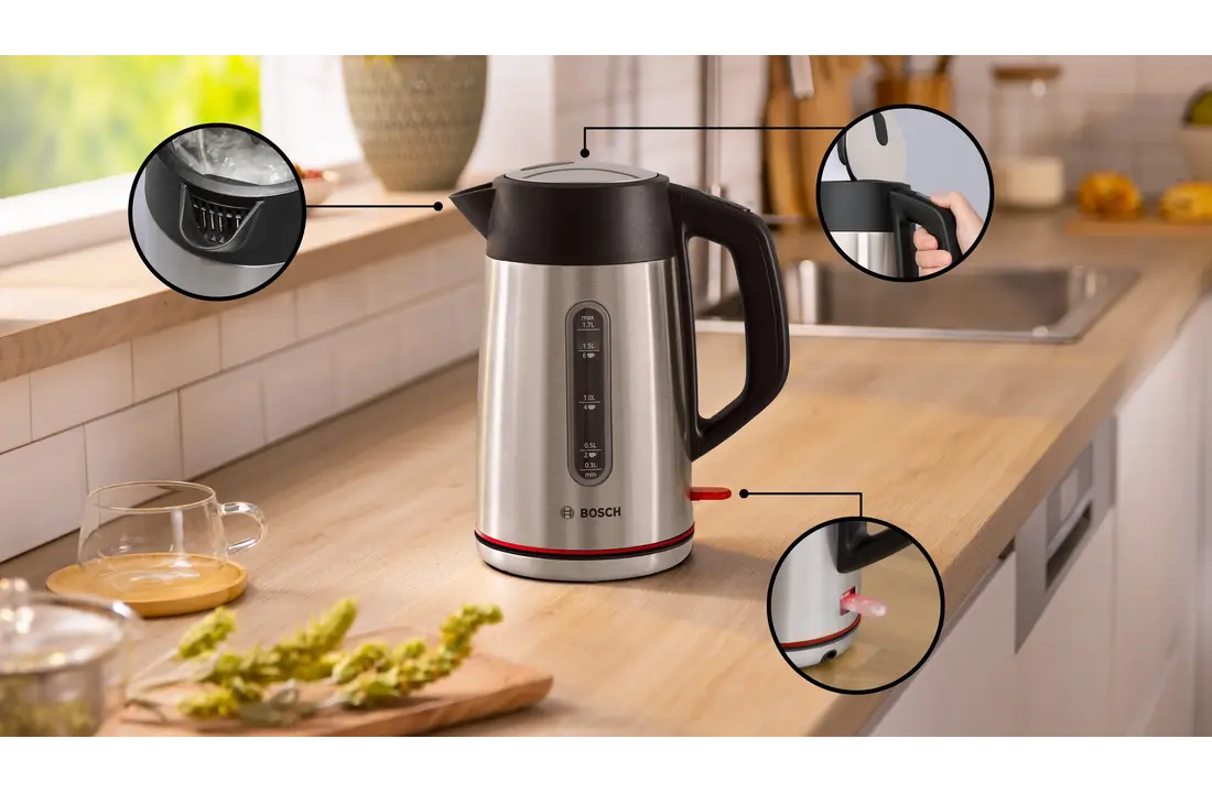 Bosch TWK5M440 MyMoment - Waterkoker RVS.
