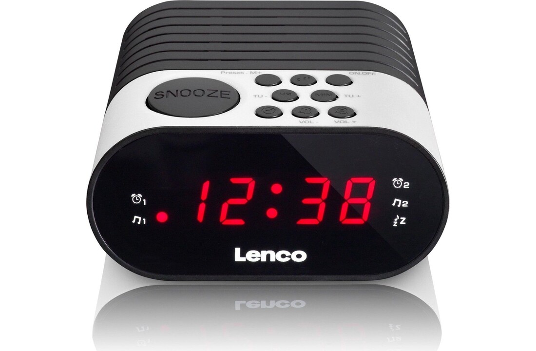 Lenco CR-07 Wit - Wekkerradio
