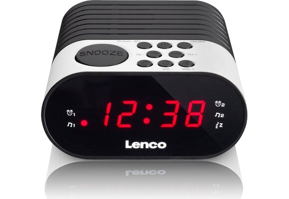 Lenco CR-07 Wit - Wekkerradio