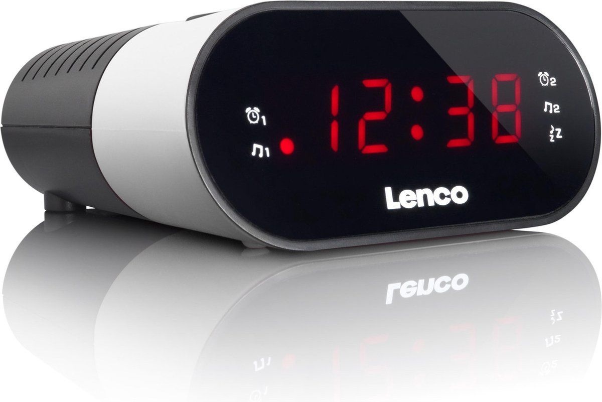 Lenco CR-07 Wit - Wekkerradio