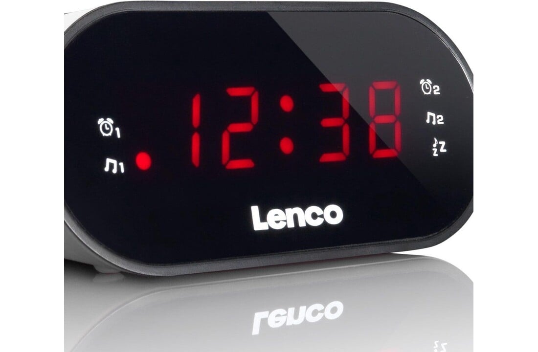 Lenco CR-07 Wit - Wekkerradio