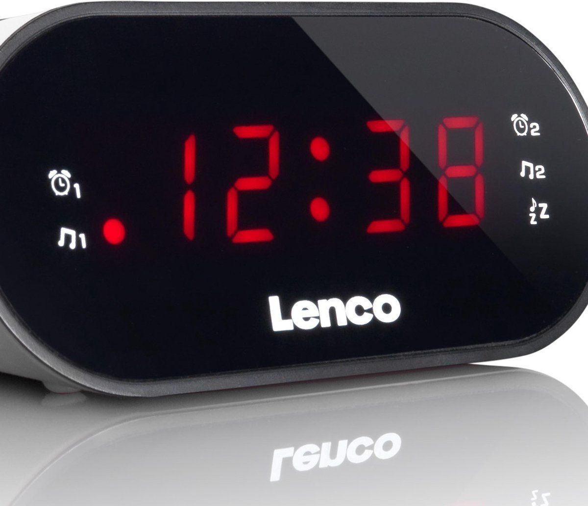 Lenco CR-07 Wit - Wekkerradio