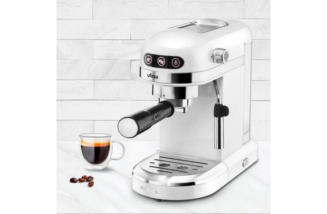 Ufesa Palermo Wit - Pistonmachine