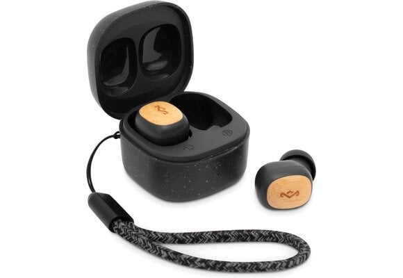 House of Marley Smile Jamaica Mini True Wireless Signature Black - Draadloze oordopjes