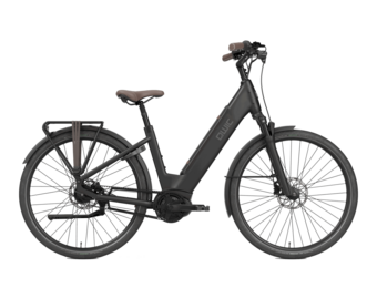 Qwic Elan Tour 500Wh Dames - Asphalt Black