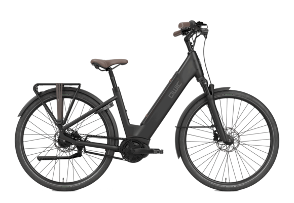 Qwic Elan Tour 500Wh Dames - Asphalt Black