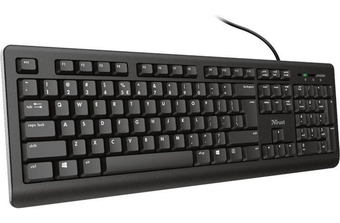 Trust 23970 Primo Zwart - Toetsenbord + muis set