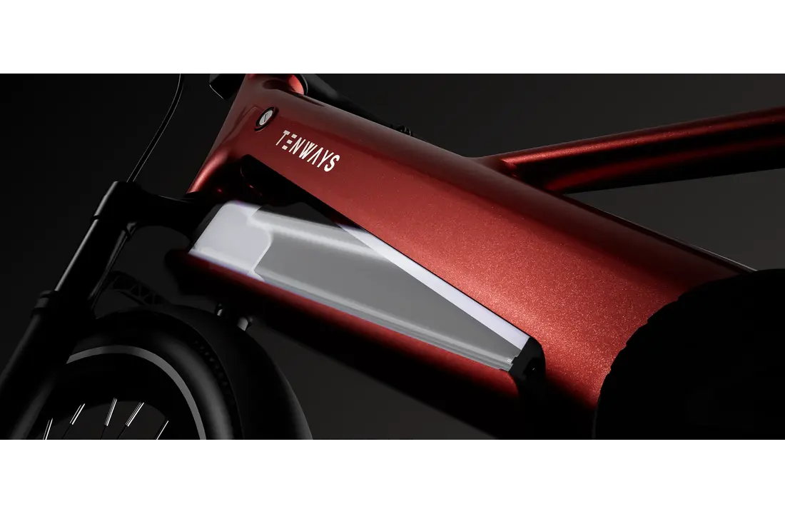 Tenways AGO Air 560 Wh Belt E-bike - Walnut Brown