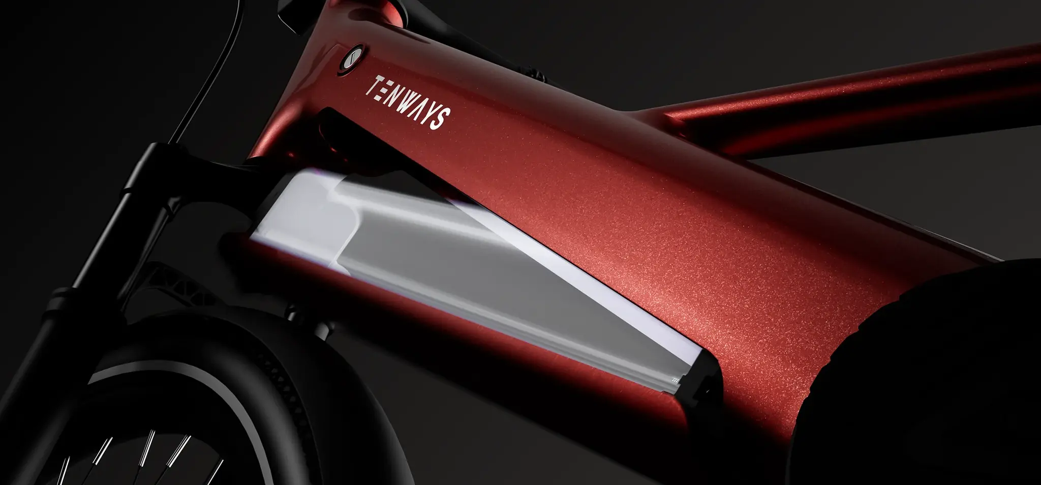 Tenways AGO Air 560 Wh Belt E-bike - Walnut Brown