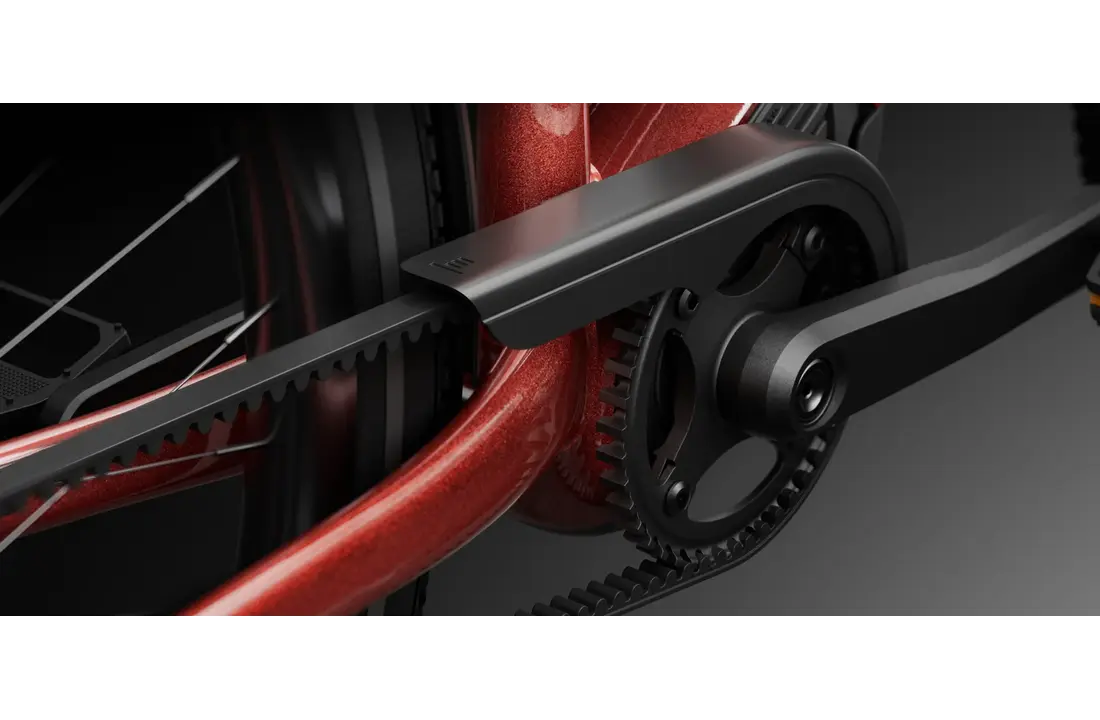 Tenways AGO Air 560 Wh Belt E-bike - Walnut Brown