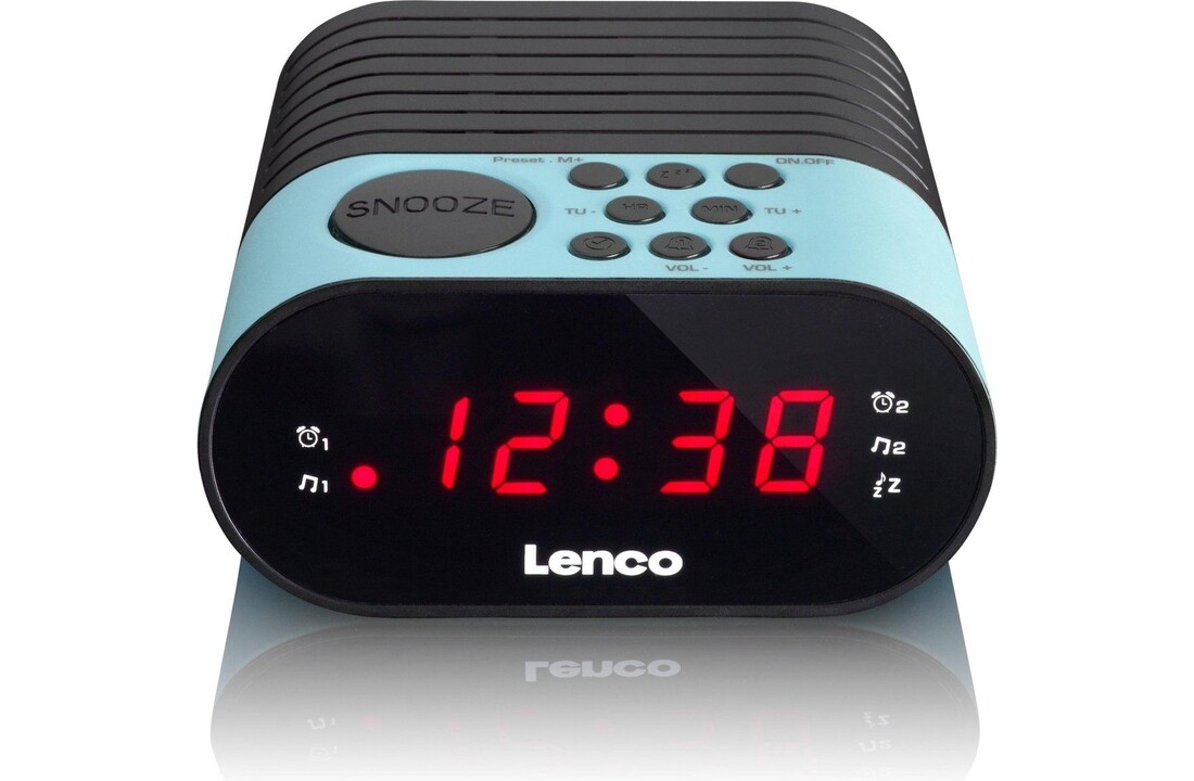 Lenco CR-07 Blauw - Wekkerradio