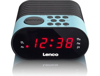 Lenco CR-07 Blauw - Wekkerradio
