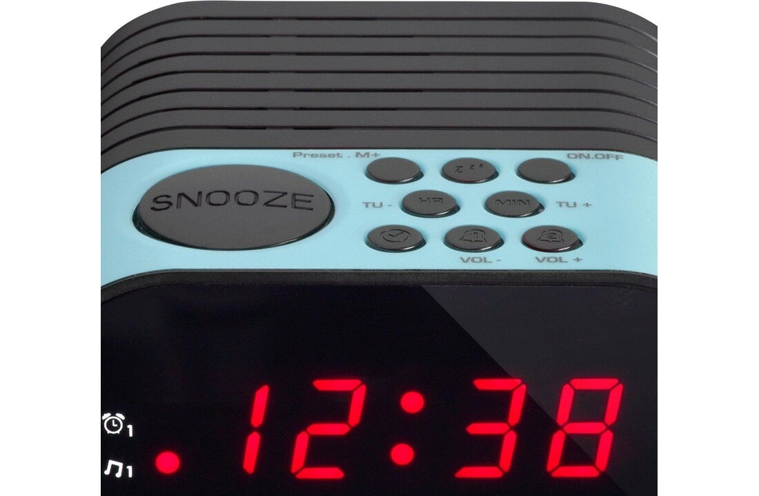 Lenco CR-07 Blauw - Wekkerradio