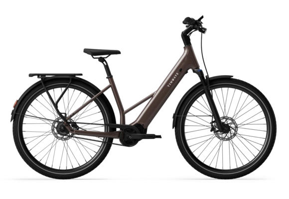 Tenways AGO Air 560 Wh Belt E-bike - Walnut Brown