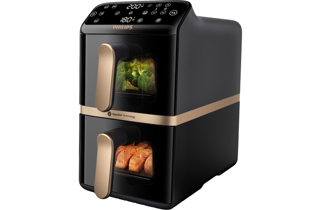 Philips 4000 Series Stacked Dual Basket NA462/70 - Hetelucht friteuse