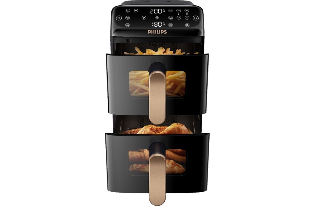Philips 4000 Series Stacked Dual Basket NA462/70 - Hetelucht friteuse