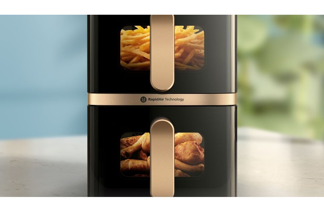 Philips 4000 Series Stacked Dual Basket NA462/70 - Hetelucht friteuse