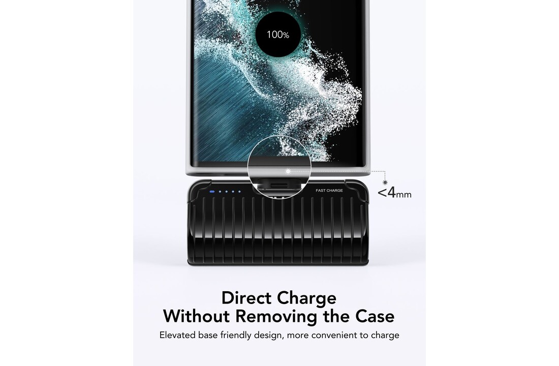 Veger PlugOn Pro-C W0558 5000mAh Zwart - Powerbank